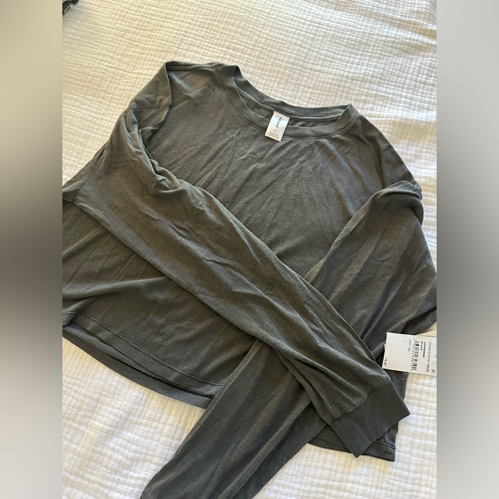 Abound Charcoal Crew Neck Tee